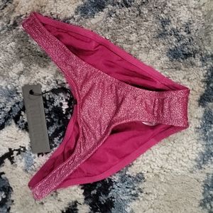 Grape sparkle Normal coverage Bathing suit bottom.